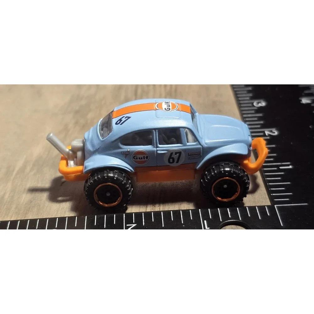Matchbox 1960s Volkswagen Beetle 4x4 Blue Diecast 1:64 EX Condition